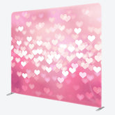 Lofaris Pink Bokeh Love Rain Wedding Pillow Case Backdrop